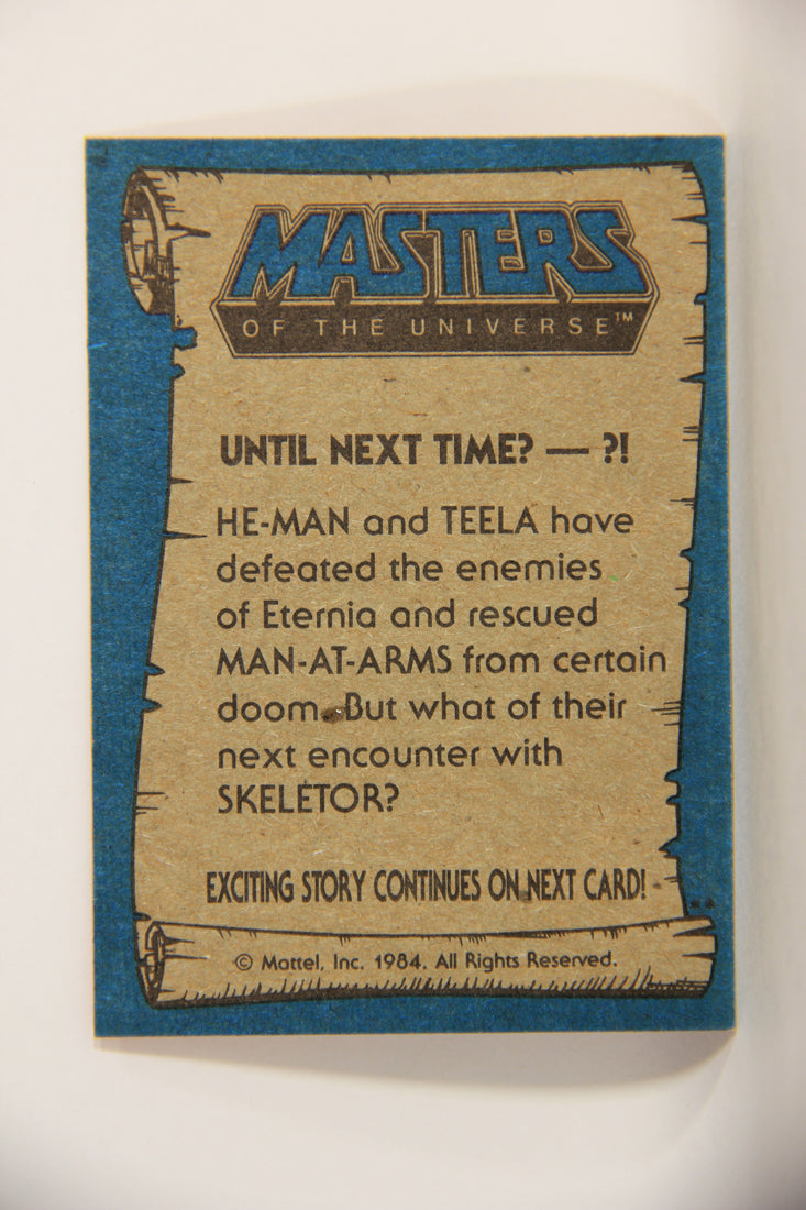 Masters Of The Universe MOTU 1984 Trading Card #80 Until Next Time ENG L009814
