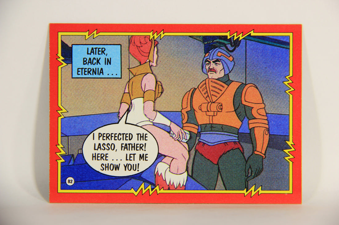 Masters Of The Universe MOTU 1984 Trading Card #82 Courage A Family Tradition ENG L009816