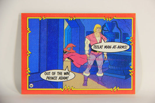 Masters Of The Universe MOTU 1984 Trading Card #84 Look Who's Here ENG L009818