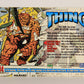 Marvel Masterpieces 1993 Trading Card #14 Thing ENG SkyBox L009942