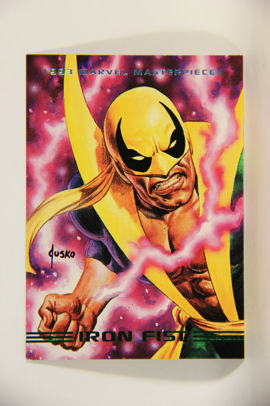 Marvel Masterpieces 1993 Trading Card #23 Iron Fist ENG SkyBox L009951