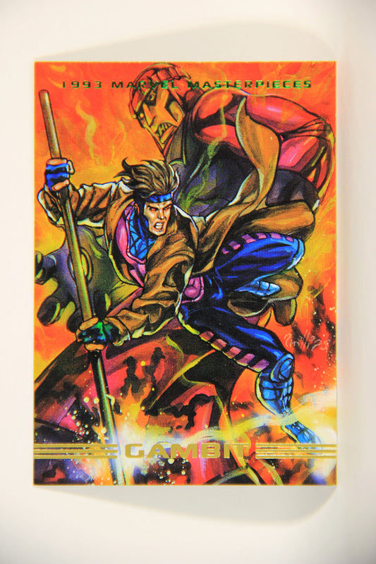 Marvel Masterpieces 1993 Trading Card #31 Gambit ENG SkyBox L009959