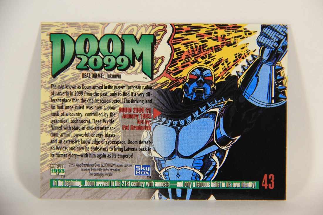 Marvel Masterpieces 1993 Trading Card #43 Doom 2099 ENG SkyBox L009971