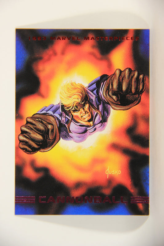 Marvel Masterpieces 1993 Trading Card #50 Cannonball ENG SkyBox L009978
