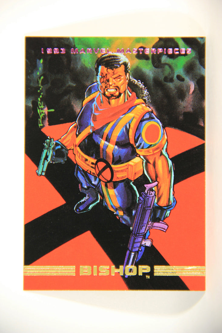 Marvel Masterpieces 1993 Trading Card #57 Bishop ENG SkyBox L009985
