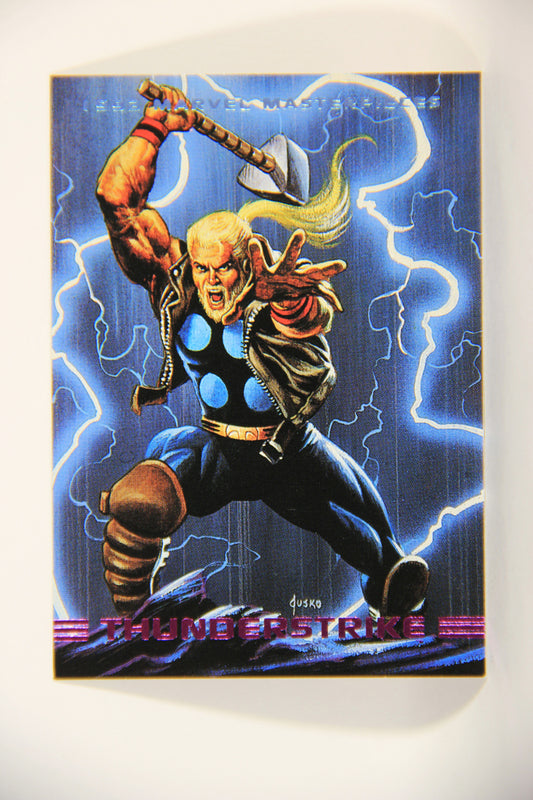 Marvel Masterpieces 1993 Trading Card #73 Thunderstrike ENG SkyBox L010001
