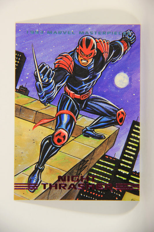 Marvel Masterpieces 1993 Trading Card #78 Night Trasher ENG SkyBox L010006