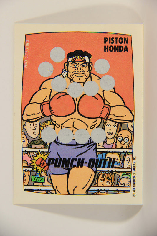 Nintendo Punch-Out 1989 Scratch-Off Card Screen #3 Of 10 ENG L010028