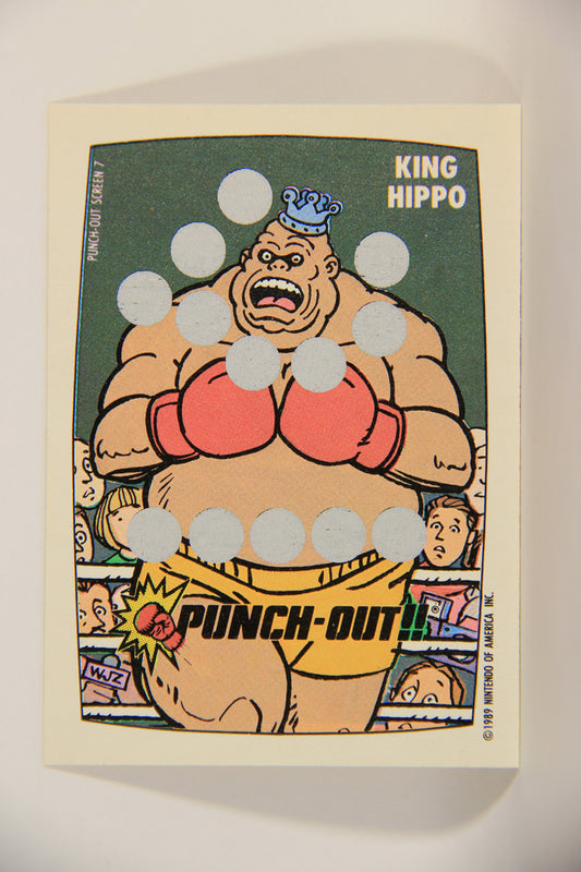 Nintendo Punch-Out 1989 Scratch-Off Card Screen #7 Of 10 ENG L010031