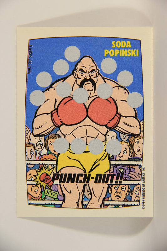 Nintendo Punch-Out 1989 Scratch-Off Card Screen #8 Of 10 ENG L010032