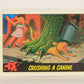 Dinosaurs Attack 1988 Vintage Trading Card #8 Crushing A Canine ENG L010052