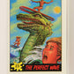 Dinosaurs Attack 1988 Vintage Trading Card #23 The Perfect Wave ENG L010067