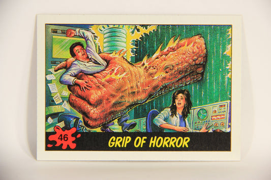 Dinosaurs Attack 1988 Vintage Trading Card #46 Grip Of Horror ENG L010090