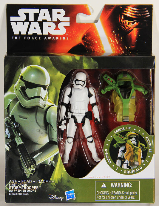 Star Wars Force Awakens First Order Stormtrooper Action Figure Armor Up MISB L010112