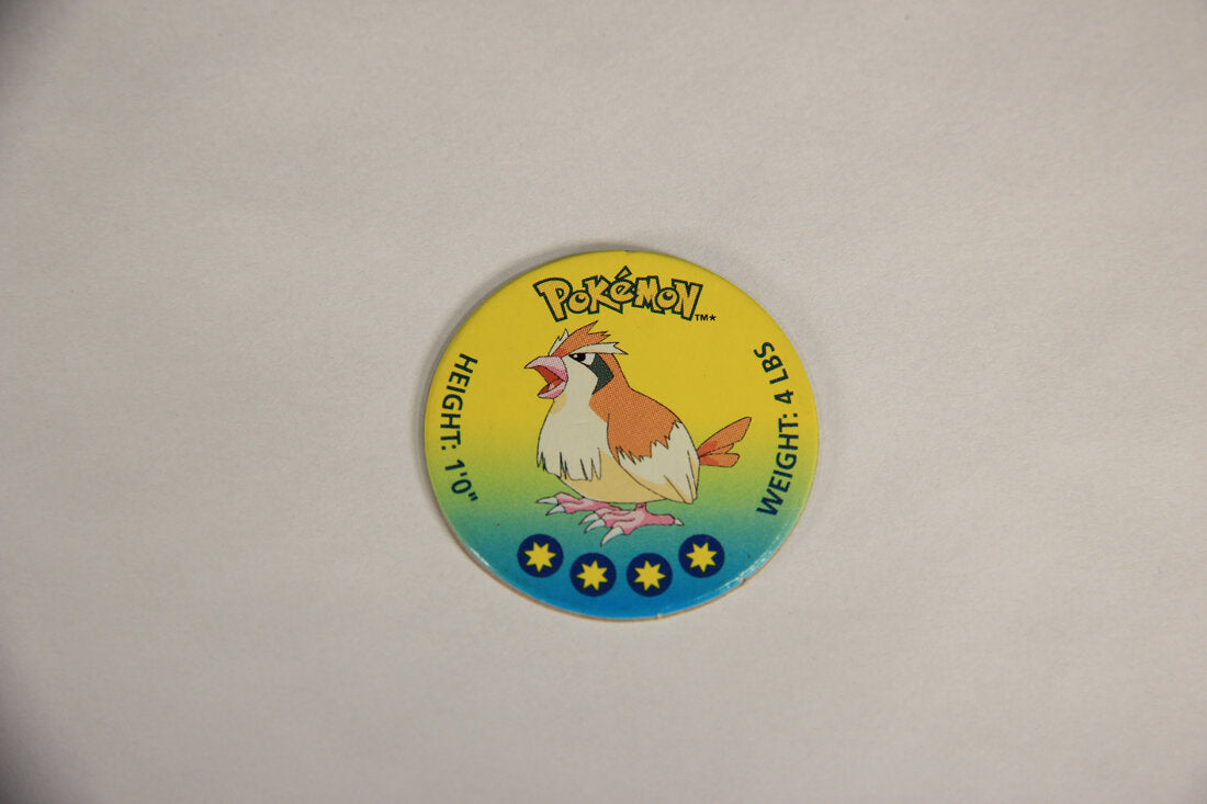 Pokemon 1998 Pidgey Generation 1 Tomy Figure With Pog Disc L010148