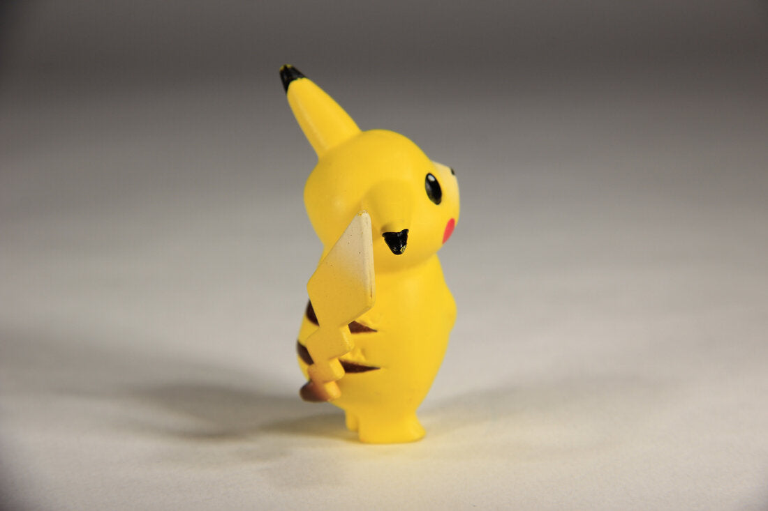 Pokemon Hitmonlee Hitmonchan TOMY Mini Figure Toy 💥Official w/ Pog Discs  1998💥