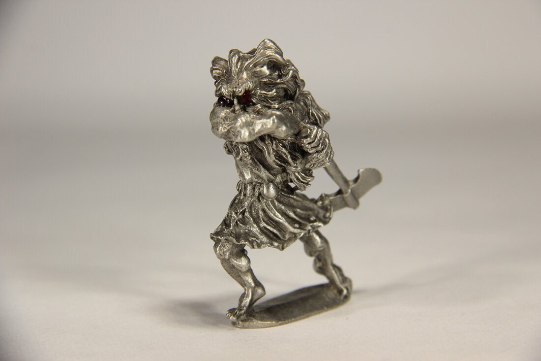 Ral Partha Vintage 1983 Pewter Figure Great Warrior With Axe PP17 L010185