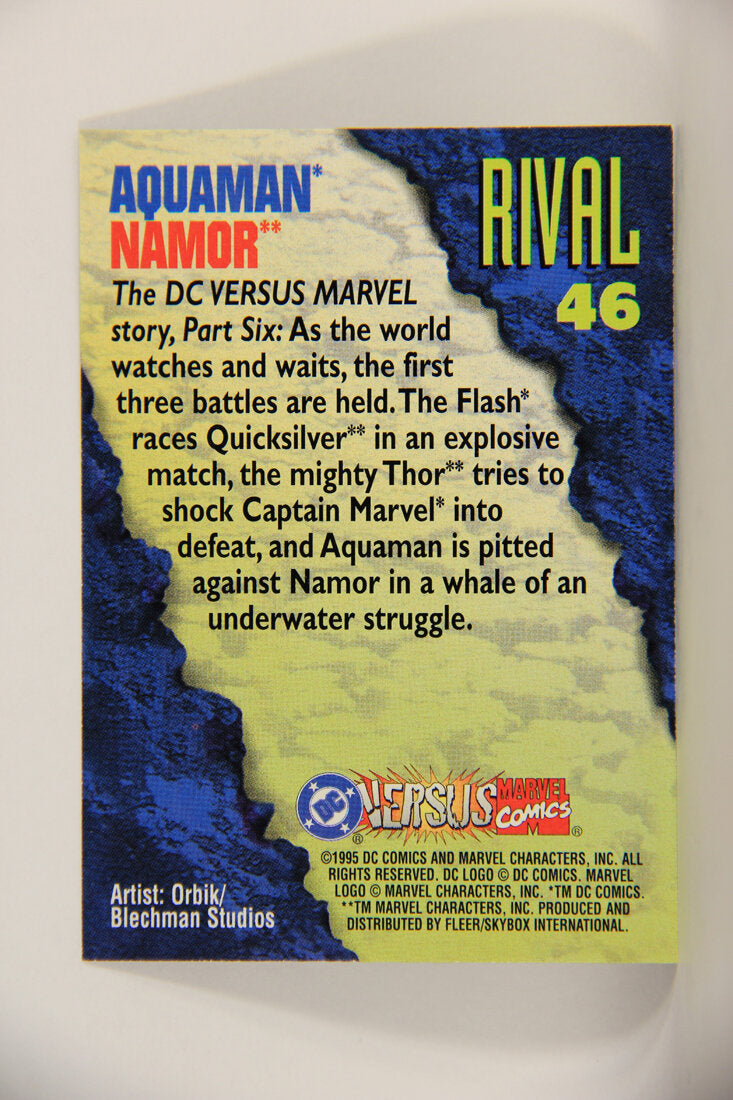 DC Versus Marvel Comics 1995 Trading Card #46 Aquaman Vs Namor ENG L010550