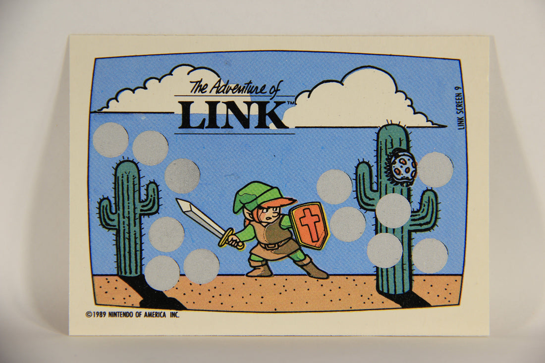 Nintendo Zelda II Adventure Of Link 1989 Scratch-Off Card Screen #9 Of 10 ENG L010582