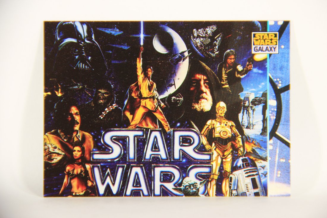Star Wars Galaxy 1994 Topps Card #201 ESB Pinball Game Glass Artwork ENG L010621