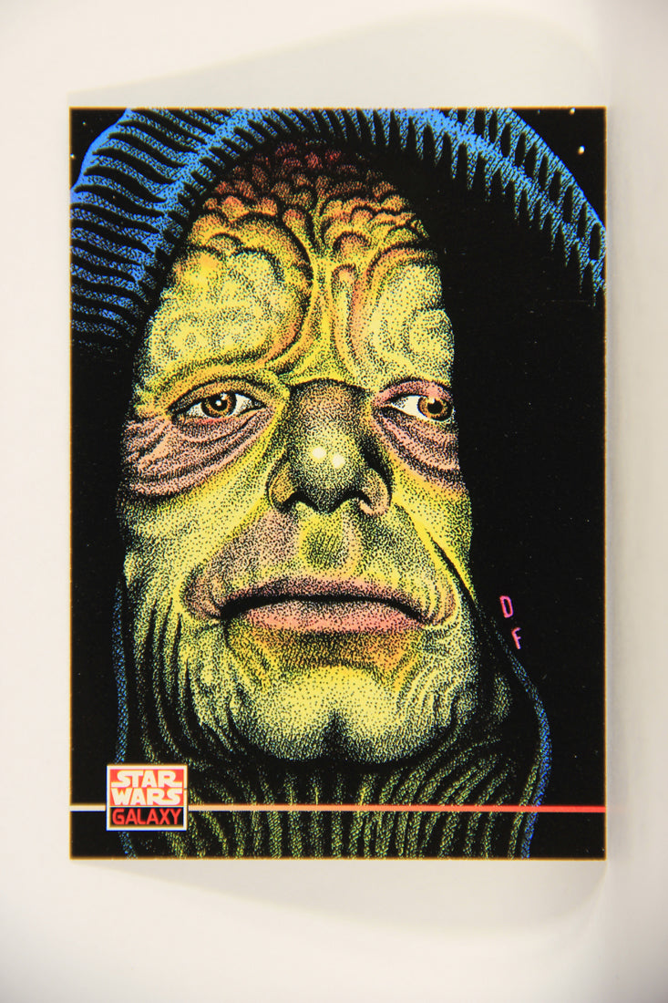 Star Wars Galaxy 1994 Topps Card #226 The Emperor Artwork ENG L010625