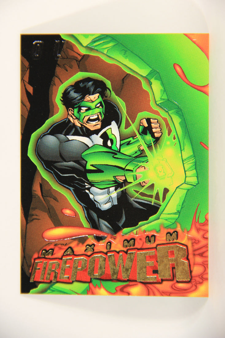 DC Outburst Firepower 1996 Card #8 Of 20 Lava Meets Lantern's Light Chase L010888