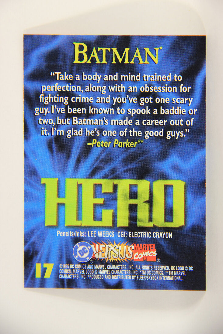 DC Versus Marvel Comics 1995 Trading Card #17 Batman ENG L010896