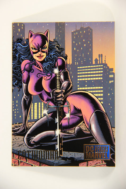 DC Versus Marvel Comics 1995 Trading Card #20 Catwoman ENG L010898