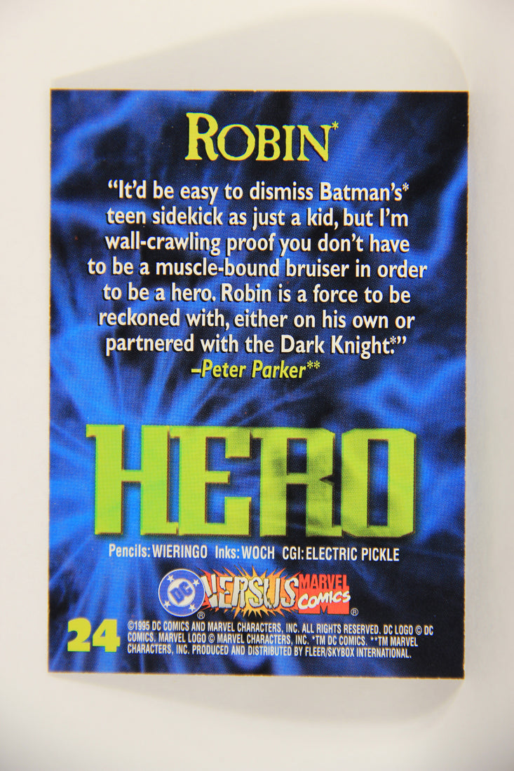 DC Versus Marvel Comics 1995 Trading Card #24 Robin ENG L010900