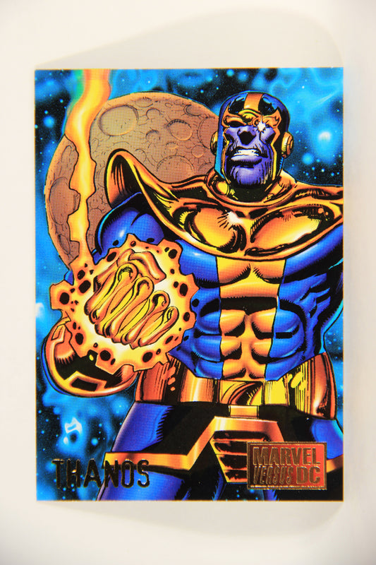 DC Versus Marvel Comics 1995 Trading Card #39 Thanos ENG L010905