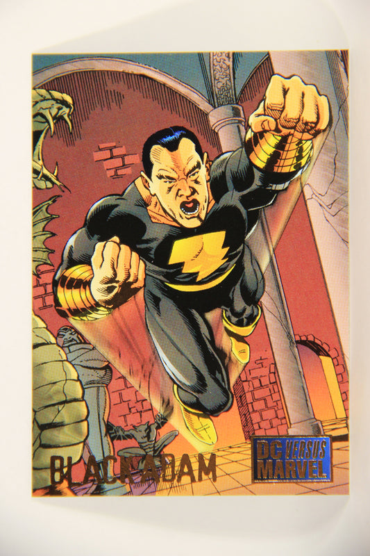 DC Versus Marvel Comics 1995 Trading Card #41 Black Adam ENG L010906