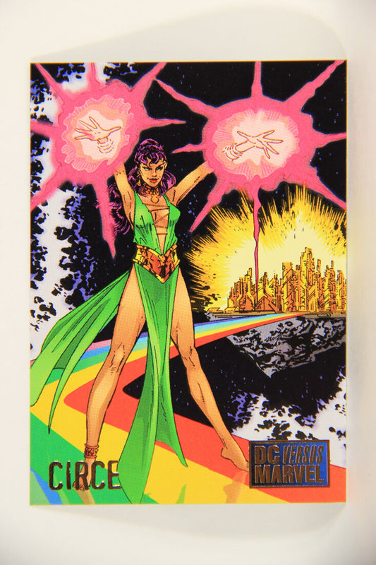 DC Versus Marvel Comics 1995 Trading Card #42 Circe ENG L010907