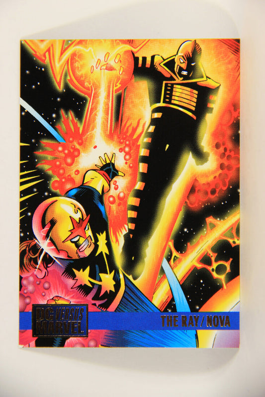 DC Versus Marvel Comics 1995 Trading Card #66 The Ray Vs Nova ENG L010918