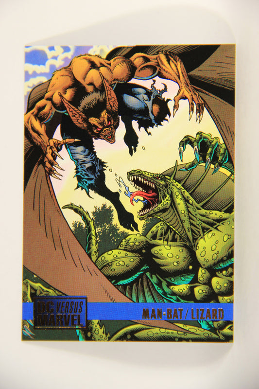 DC Versus Marvel Comics 1995 Trading Card #96 Man-Bat Vs Lizard ENG L010927