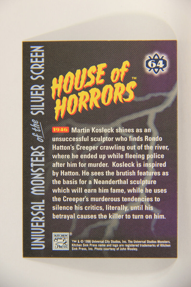 Universal Monsters Of The Silver Screen 1996 Trading Card #64 House Of Horrors 1946 L010938