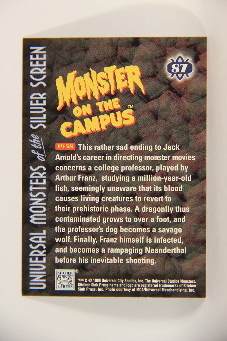 Universal Monsters Of The Silver Screen 1996 Trading Card #87 Monster On The Campus 1958 L010942