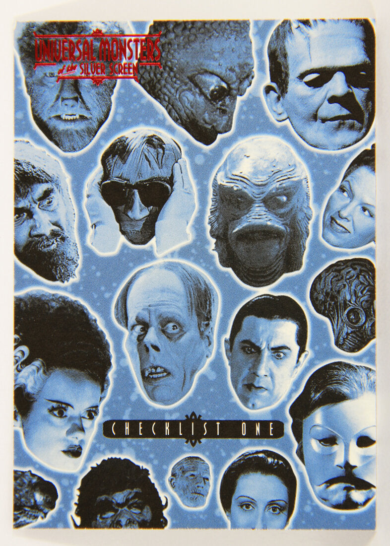 Universal Monsters Of The Silver Screen 1996 Trading Card #89 Checklist One L010943
