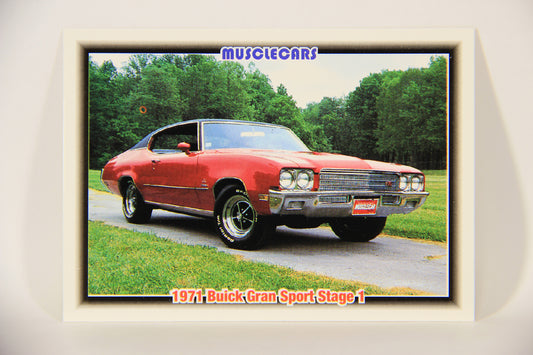 Musclecars 1992 Trading Card #6 - 1971 Buick Gran Sport Stage 1 L011348