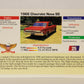 Musclecars 1992 Trading Card #25 - 1966 Chevrolet Nova SS L011367