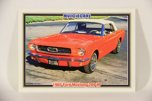 Musclecars 1992 Trading Card #26 - 1965 Ford Mustang 289 HP L011368