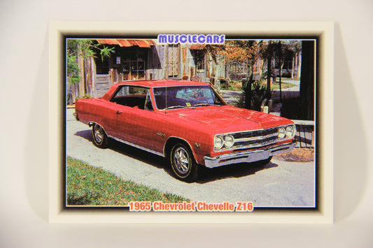 Musclecars 1992 Trading Card #28 - 1965 Chevrolet Chevelle Z16 L011370