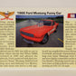 Musclecars 1992 Trading Card #98 - 1966 Ford Mustang Funny Car L011440