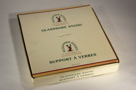 Alexander Keith's Beer Glassware Stand Boxed Man Cave Canada Nova Scotia L011455