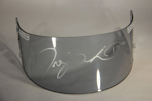 Miguel Duhamel AMA RSR2 SHARK Helmet Visor Hand Signed And Worn By L011458