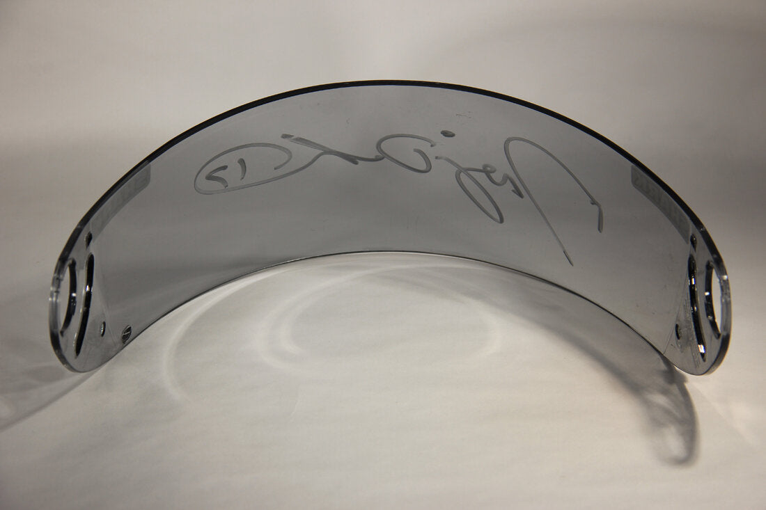 Miguel Duhamel AMA RSR2 SHARK Helmet Visor Hand Signed And Worn By L011458