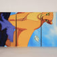 The Lion King 1994 Triptych Trading Cards #106-108 All The Light Touches ENG L011808