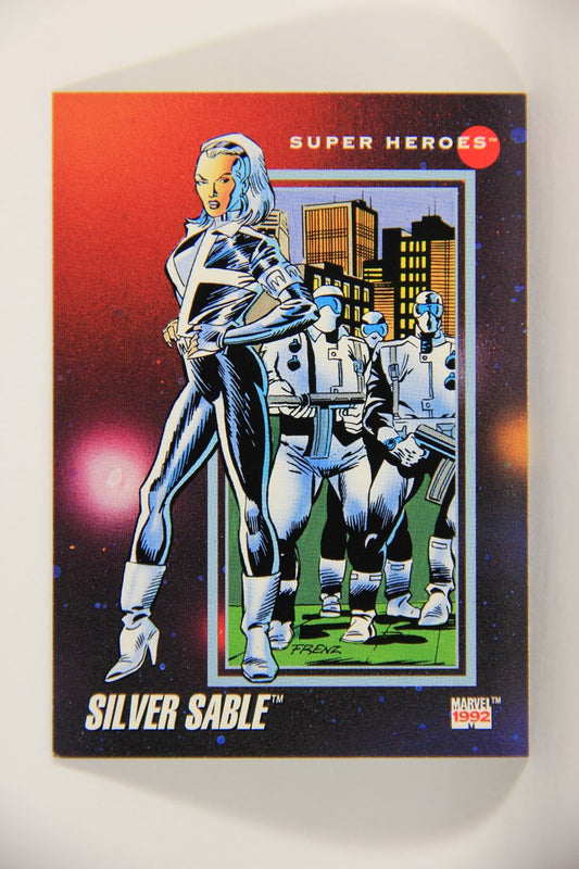 1992 Marvel Universe Series 3 Trading Card #65 Silver Sable ENG L011928