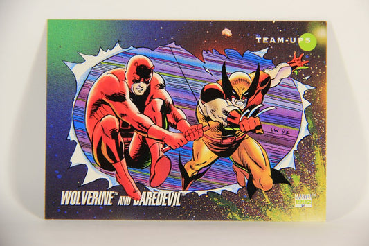 1992 Marvel Universe Series 3 Trading Card #84 Wolverine And Daredevil ENG L011947