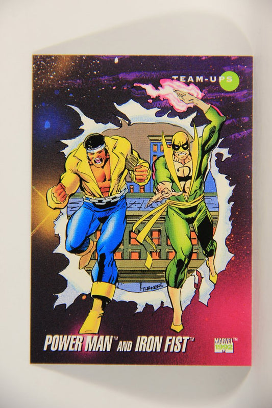 1992 Marvel Universe Series 3 Trading Card #96 Power Man And Iron Fist ENG L011959
