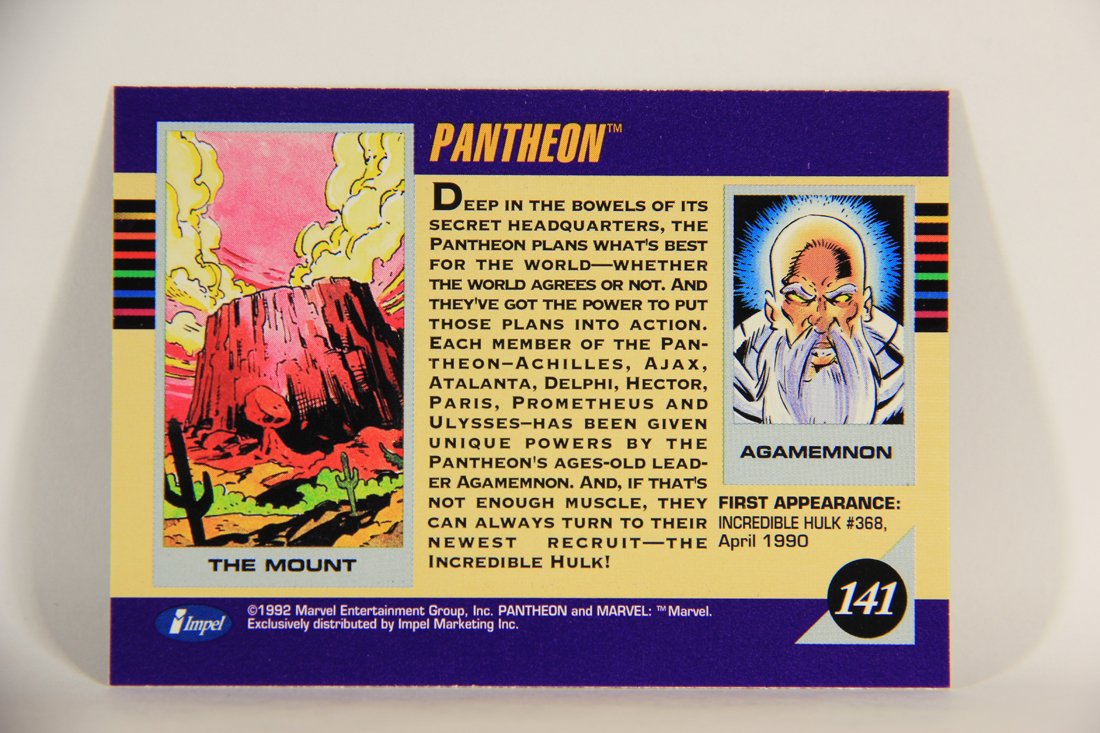 1992 Marvel Universe Series 3 Trading Card #141 Pantheon ENG L012004